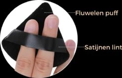 Merkloos Powder Puff Driehoek - Beauty Blender - Powder Puff - Poederdons - 12 Stuks - Zwart -Beroemde Cosmetica Winkel 1200x764 6