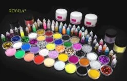 Royala - Acrylnagels Starters Pakket Large|L| 125 Delig | 94 Colors | Acryl Nagels Set | Acryl Starter Kit | Nail Art Pakket | 500 Franse Nageltips | Manicure Set Voor Nail Art Kit | Nagel Decoratie | Acryl Poeder | Acryl Vloeistof | Monomeer -Beroemde Cosmetica Winkel 1200x769 1
