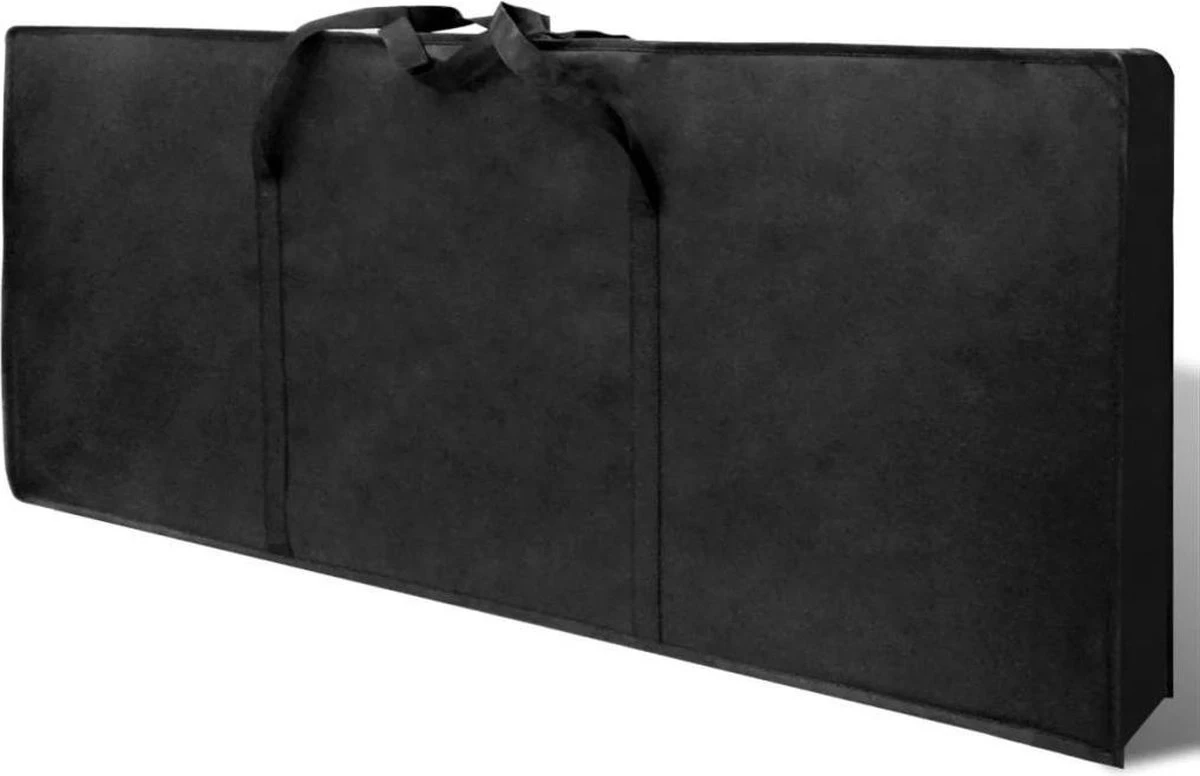 VidaXL Manicuretafel Inklapbaar Met Wieltjes Zwart 7 VidaXL Manicuretafel Inklapbaar Met Wieltjes Zwart - Afbeelding 5