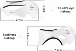 GEAR 3000® Eyeliner Stempel - Stamp - Stencil - Wing - Sjabloon - Smokey Eyes - Herbruikbaar 2 Stuks -Beroemde Cosmetica Winkel 1200x813 2