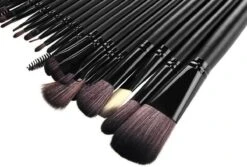 Make-up Kwasten Set - Professionele Kwasten - 24-delig Met Tasje - Cosmetica Kwasten - Zwart - Rheme -Beroemde Cosmetica Winkel 1200x813 3