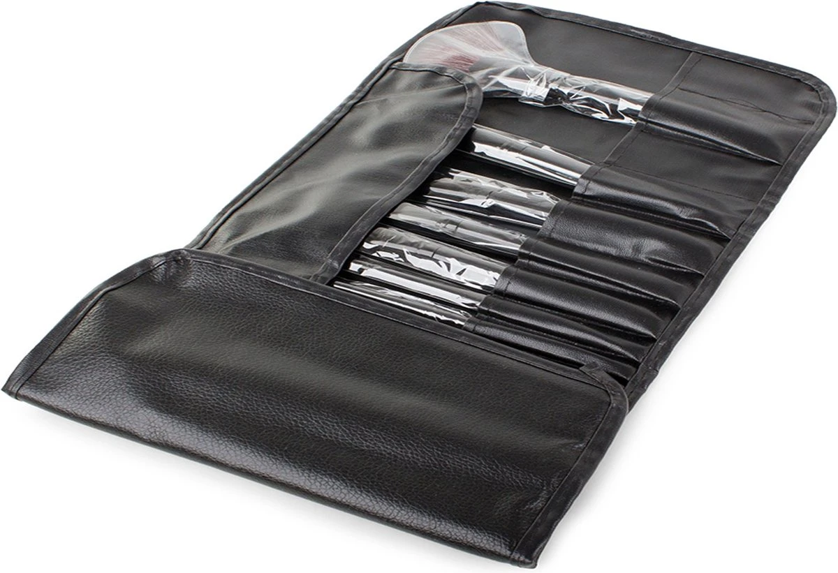 Borvat® | Professionele 24-Delige Make-Up Kwastenset | Cosmetica Visagie Makeup Kwasten Set | Mascara/Oogschaduw/Concealer/Foundation/Blush/Eyeliner/Highlighter/Poederkwast Beauty Brush | Contourkwast Make | Borstels | Penselen | Met Luxe Opberg Etu 5 Borvat® | Professionele 24-Delige Make-Up Kwastenset | Cosmetica Visagie Makeup Kwasten Set | Mascara/Oogschaduw/Concealer/Foundation/Blush/Eyeliner/Highlighter/Poederkwast Beauty Brush | Contourkwast Make | Borstels | Penselen | Met Luxe Opberg Etu - Afbeelding 3