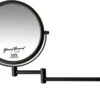 Make-up Wandspiegel Knikarm Mat Zwart - 10x Vergroting 20cmØ -Beroemde Cosmetica Winkel 1200x822 4