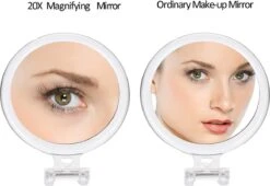 5 Inch, 20x Vergrotende Spiegel, Tweezijdige Spiegel, 20X/1x Vergroting, Opvouwbare Make-upspiegel Met Handheld/standaard, Gebruik Voor Make-up Toepassing, Pincet, En Mee-eter/smetverwijdering. (zilver) 17 5 Inch, 20x Vergrotende Spiegel, Tweezijdige Spiegel, 20X/1x Vergroting, Opvouwbare Make-upspiegel Met Handheld/standaard, Gebruik Voor Make-up Toepassing, Pincet, En Mee-eter/smetverwijdering. (zilver) -Beroemde Cosmetica Winkel 1200x828 1