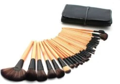 32-delige Make Up Set - Kwasten Set - Make Up Etui - Zwarte Professionele Make Up Set -Beroemde Cosmetica Winkel 1200x835 1