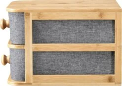 Bureau Organizer Arsivik Met 2 Lades Bamboe 15,5x18x23 Cm -Beroemde Cosmetica Winkel 1200x845 2