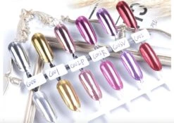 GUAPÀ - Holografische Glitter Poeder - Zilver - Nail Art & Nagel Decoratie Chrome Nails - 1 Stuk -Beroemde Cosmetica Winkel 1200x849