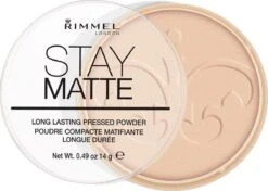 Rimmel London Stay Matte Pressed Powder - 003 Peach Glow -Beroemde Cosmetica Winkel 1200x853