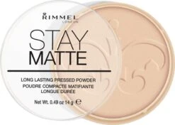 Rimmel London Stay Matte Pressed Powder - 003 Peach Glow -Beroemde Cosmetica Winkel 1200x854 1