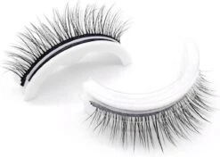 Nep Wimpers | Wimpers Zonder Lijm - Wasbaar- Waterbestendig - Windbestendig - Herbruikbaar - Extra Herbruikbare Plakrand-In Een Flits Mooi |||