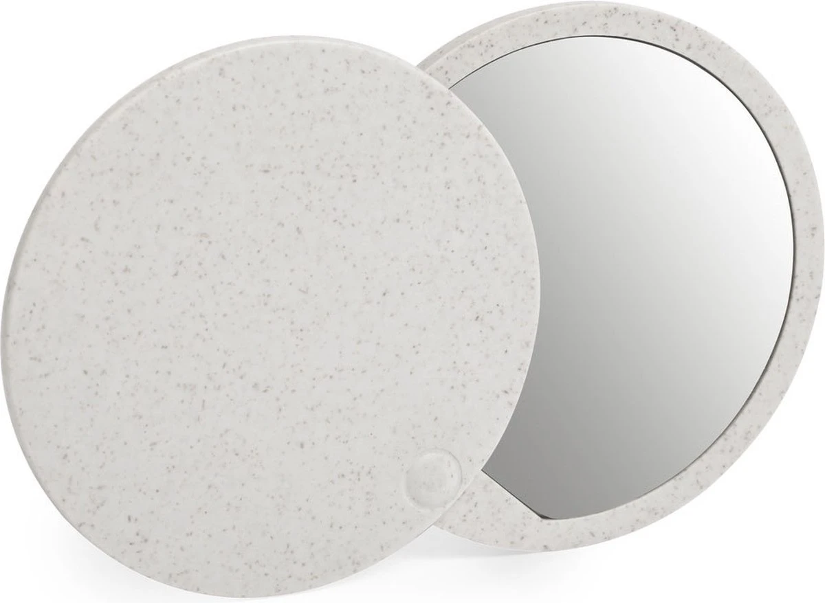 Merkloos Make-up Spiegel - Zakspiegel - Reisspiegel - Rond - Compact - Uitschuifbaar - Dames - 7 Cm - Tarwestro - ABS - Naturel 5 Merkloos Make-up Spiegel - Zakspiegel - Reisspiegel - Rond - Compact - Uitschuifbaar - Dames - 7 Cm - Tarwestro - ABS - Naturel - Afbeelding 3