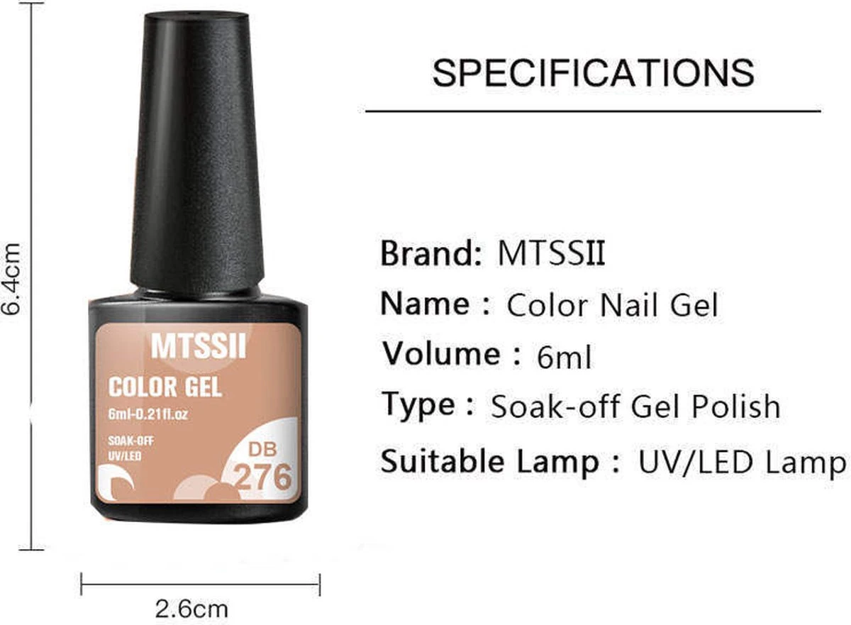Mtssii - Gelnagel Kit - 5 ZOMER KLEUREN Gellak - Blauw, Groen, Oranje/nude, Geel En Lila- Starterkit - Manicure Set - 54 Watt UV Lamp - Gel Nagels Starterspakket - Nepnagels - 4 Mtssii - Gelnagel Kit - 5 ZOMER KLEUREN Gellak - Blauw, Groen, Oranje/nude, Geel En Lila- Starterkit - Manicure Set - 54 Watt UV Lamp - Gel Nagels Starterspakket - Nepnagels - - Afbeelding 2