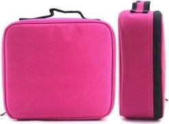 Cosmetica Koffer - Make-up Koffer Met Verstelbare Vakken - Visagie En Nagelstyliste Beauty Koffer - 26x23x9CM - Roze -Beroemde Cosmetica Winkel 1200x883 4