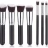 Kabuki Professionele Make-up Kwasten - Kwastenset - Zwart/Zilver - 10 Delig -Beroemde Cosmetica Winkel 1200x887 4