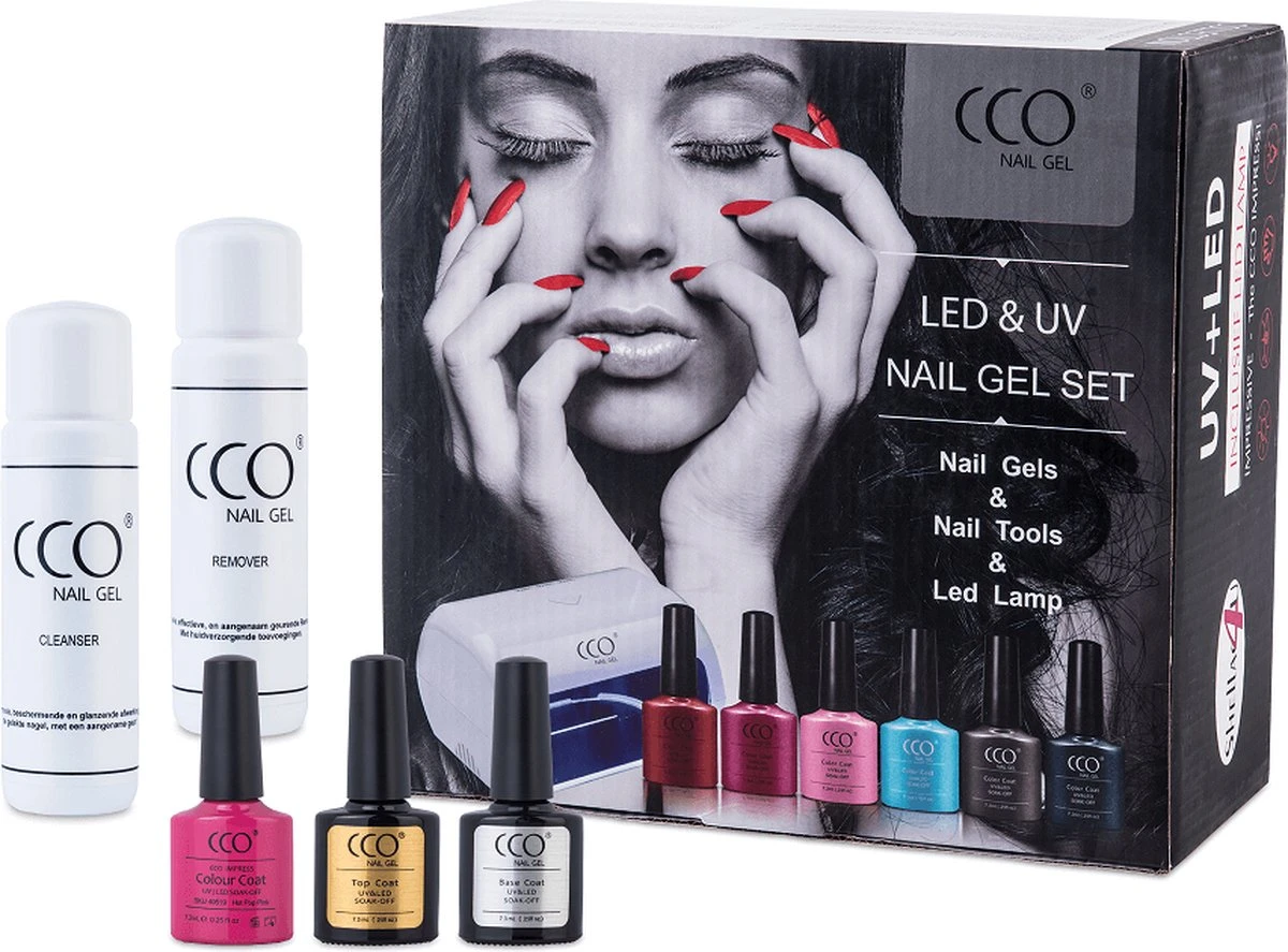 CCO Gellak Starterspakket - Gel Nagellak - Basis Zonder Lamp - 1 Kleur CCO Rosebud 40511 3 CCO Gellak Starterspakket - Gel Nagellak - Basis Zonder Lamp - 1 Kleur CCO Rosebud 40511