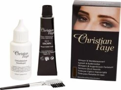 Christian Faye Wenkbrauw- En Wimperverfkit - Donkerbruin -Beroemde Cosmetica Winkel 1200x896 3