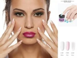 Acrylnagels Set | Nail Art | Liquid MMA Free | Wit, Roze & Transparant -Beroemde Cosmetica Winkel 1200x900 11