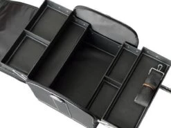 Praktische Handkoffer - Mat Zwart - Make-up, Nagel, Visagie Beautycase - Lichtgewicht - Met Draagriem -Beroemde Cosmetica Winkel 1200x900 20