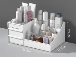 Make-Up Organizer - Cosmetica - Opbergdoos - Wit - Nagellak - Creme - Sieraden - Pennenbakje - Bureau - Organizers - Make Up 11 Make-Up Organizer - Cosmetica - Opbergdoos - Wit - Nagellak - Creme - Sieraden - Pennenbakje - Bureau - Organizers - Make Up -Beroemde Cosmetica Winkel 1200x901 10