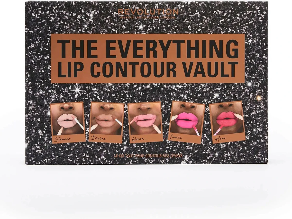 Makeup Revolution The Everything Lip Contour - Lipcontour Set - Cadeau Make-up Lip Contour Kits 7 Makeup Revolution The Everything Lip Contour - Lipcontour Set - Cadeau Make-up Lip Contour Kits - Afbeelding 5