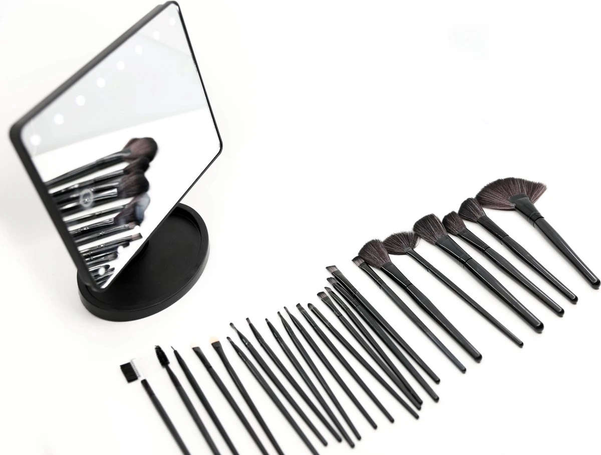 Cosmetica Visagie Make-up Kwasten Set - Professionele 24-Delige | Beauty Brush Kwasten Voor Mascara/Oogschaduw/Concealer/Foundation/Blush/Eyeliner/Highlighter/Poederkwast | Contourkwast Make-up Borstels Penselen 6 Cosmetica Visagie Make-up Kwasten Set - Professionele 24-Delige | Beauty Brush Kwasten Voor Mascara/Oogschaduw/Concealer/Foundation/Blush/Eyeliner/Highlighter/Poederkwast | Contourkwast Make-up Borstels Penselen - Afbeelding 4