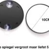 Vergrootspiegel - Vergroot Spiegel - Spiegeltje - Vergroot 5x - Met Zuignappen - Make-up Spiegel - Vergrotende Spiegel