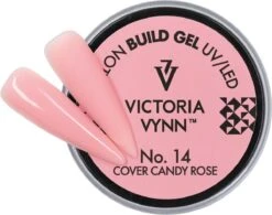 Victoria Vynn Builder Gel - Gel Om Je Nagels Mee Te Verlengen Of Te Verstevigen - COVER CANDY ROSE 15ml - Roze Cover Gel