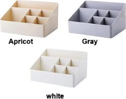 Merkloos Make-Up Organizer - Opbergdoos - Cosmetica - Grijs - Sieraden - Nagelak - Make Up Organizer - Make Up Organizers -Beroemde Cosmetica Winkel 1200x948