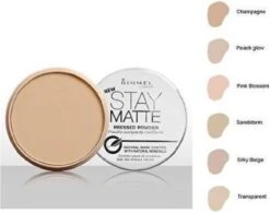 Rimmel London Stay Matte Pressed Powder - 001 Transparent - Powder -Beroemde Cosmetica Winkel 1200x949 2