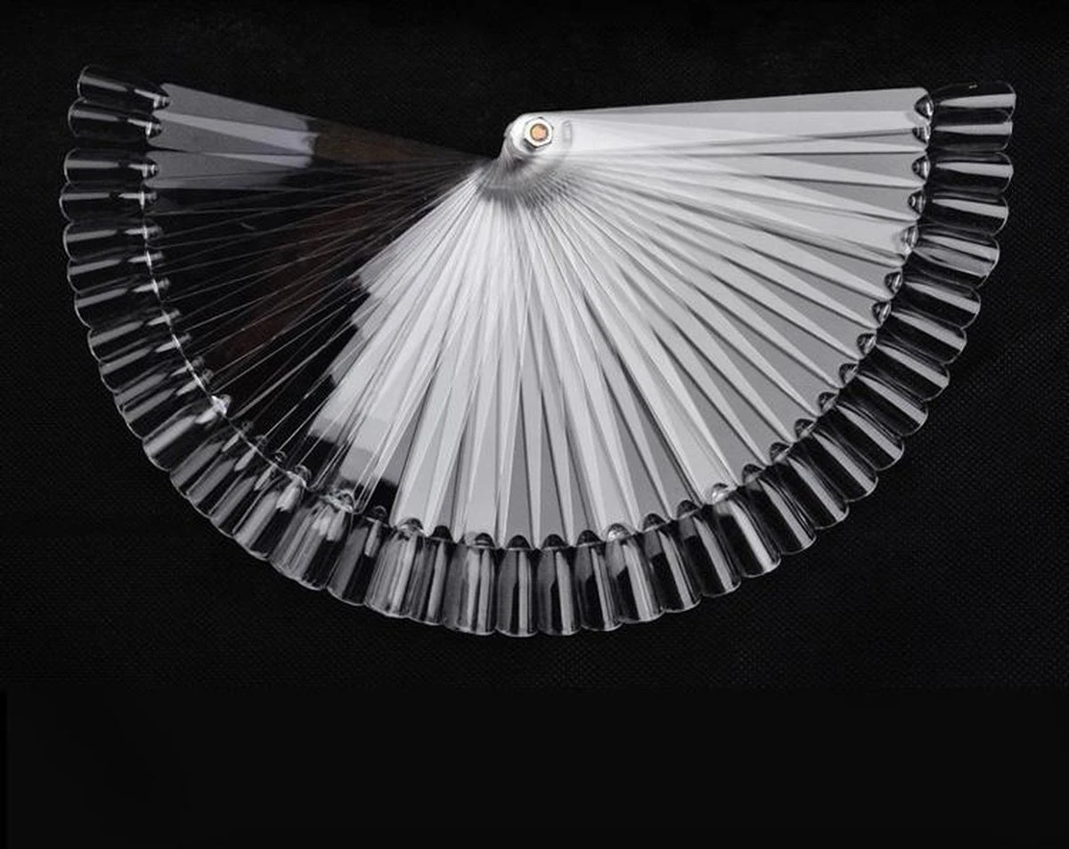 Merkloos Nagel Display (50 Stuks) Transparant 3 Merkloos Nagel Display (50 Stuks) Transparant