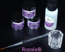 Acrylnagels Set | Nail Art | Liquid MMA Free | Wit, Roze & Transparant -Beroemde Cosmetica Winkel 1200x955 1