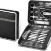 NCPS Professionele Manicure Set / Pedicure Set | 26-Delig | Opbergetui | Reisset | Nagelschaar | Nagelknipper | Nagelverzorging | Voor Mannen En Vrouwen | Zwart -Beroemde Cosmetica Winkel 1200x955