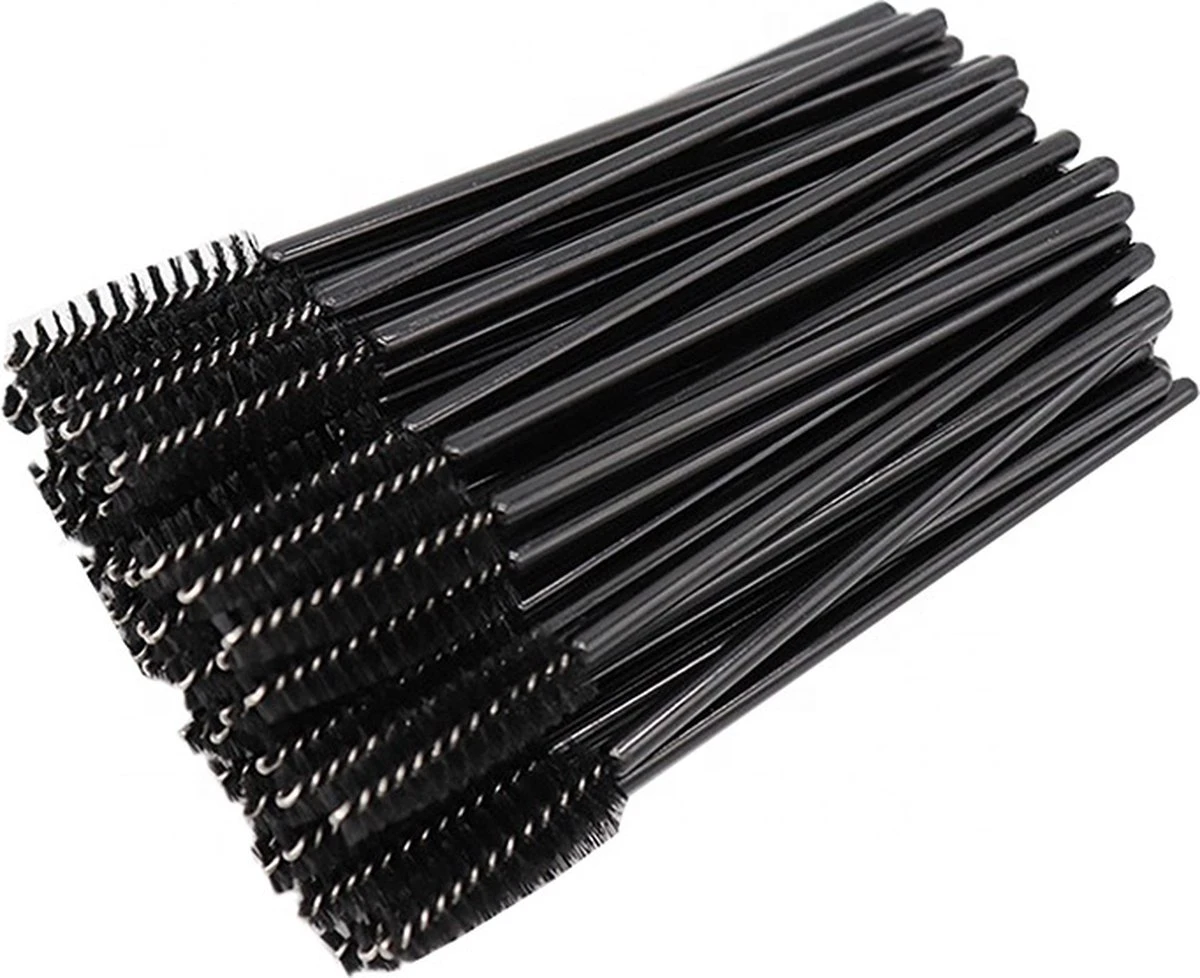 Merkloos Wegwerp Wimper En Wenkbrauw Borsteltjes - Mascara Borsteltjes - 10 Stuks - Diep Zwart 3 Merkloos Wegwerp Wimper En Wenkbrauw Borsteltjes - Mascara Borsteltjes - 10 Stuks - Diep Zwart