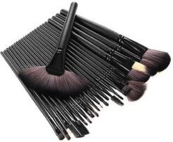 Make-up Kwasten Set - Professionele Kwasten - 24-delig Met Tasje - Cosmetica Kwasten - Zwart - Rheme -Beroemde Cosmetica Winkel 1200x992 1