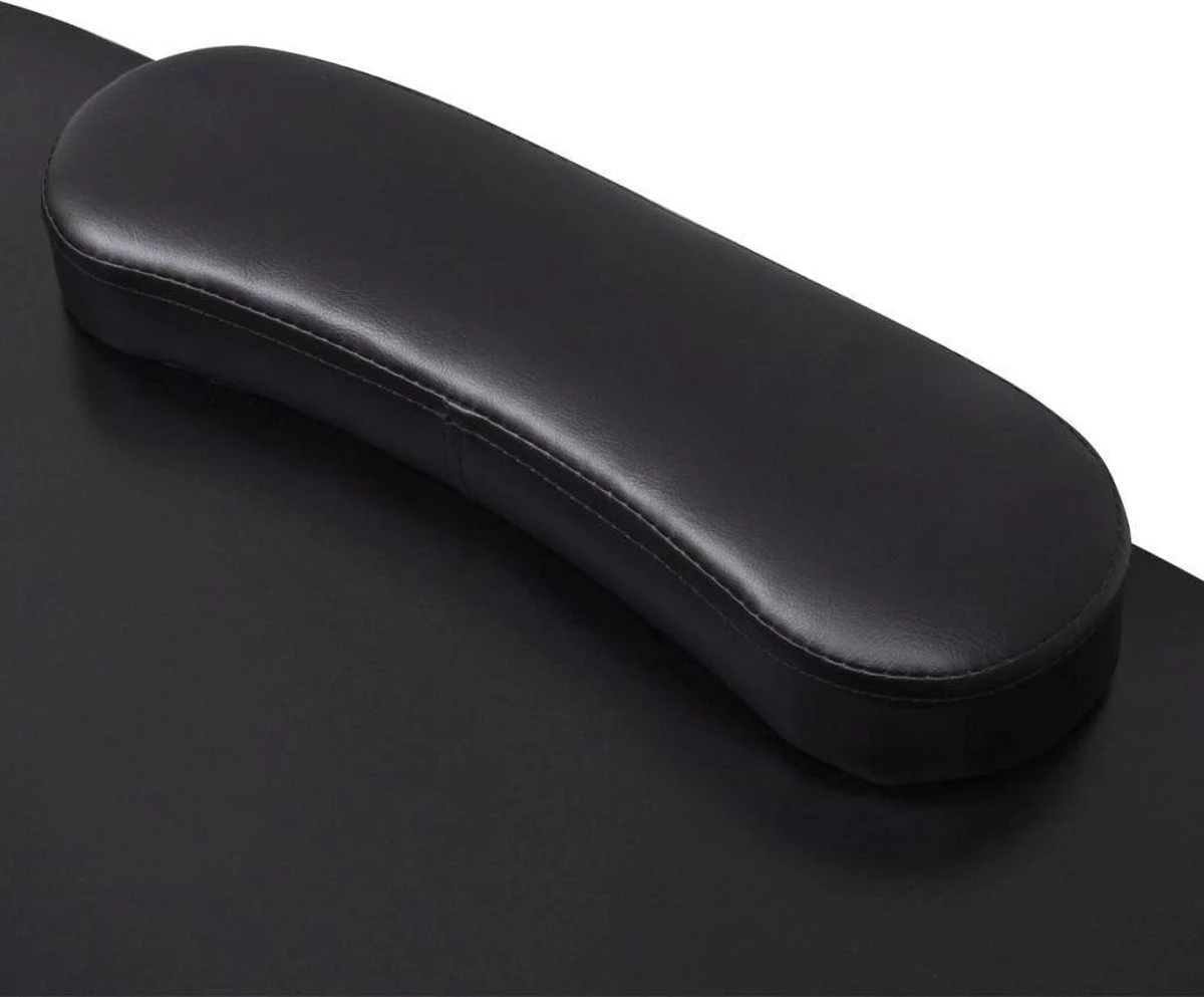 VidaXL Manicuretafel Inklapbaar Met Wieltjes Zwart 5 VidaXL Manicuretafel Inklapbaar Met Wieltjes Zwart - Afbeelding 3