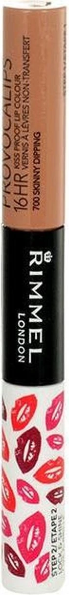 Rimmel London Provocalips Kiss Proof 16 Hr Liquid Lip - 700 Skinny Dipping - 7 Ml - Nude 16 Rimmel London Provocalips Kiss Proof 16 Hr Liquid Lip - 700 Skinny Dipping - 7 Ml - Nude - Afbeelding 14