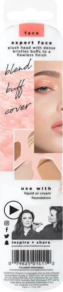 Real Techniques Expert Face Brush - Foundation Kwast 4 Real Techniques Expert Face Brush - Foundation Kwast - Afbeelding 2