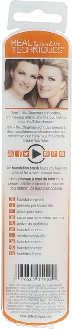 Real Techniques Foundation Brush - Make-up Kwast -Beroemde Cosmetica Winkel 264x1200 6