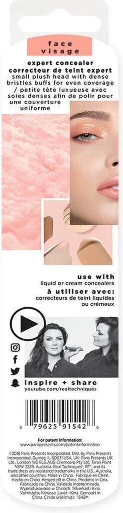 Real Techniques Expert Concealer Brush - Concealer Kwast -Beroemde Cosmetica Winkel 289x1200 7