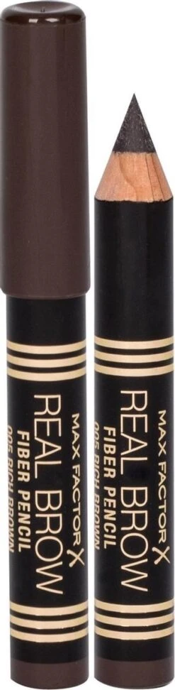 Max Factor Real Brow Eyebrow Pencil Wenkbrauwpotlood - 005 Rich Brown -Beroemde Cosmetica Winkel 305x1200 6