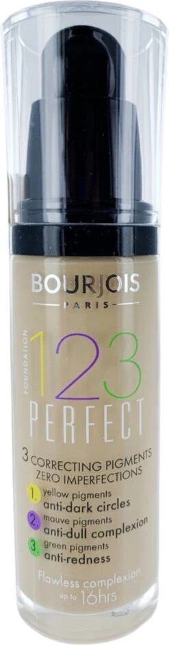 Bourjois 123 Perfect Foundation - 53 Beige Clair -Beroemde Cosmetica Winkel 315x1200 2