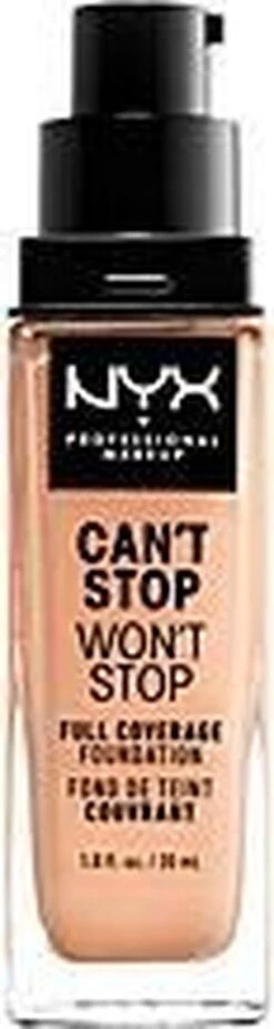 NYX Professional Makeup - Can't Stop Won't Stop Foundation - Natural -Beroemde Cosmetica Winkel 320x1200