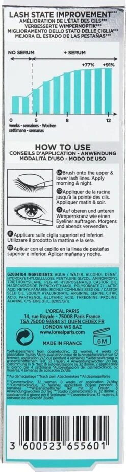 L'Oréal Paris Clinically Proven Wimperserum - 2 Ml 26 L'Oréal Paris Clinically Proven Wimperserum - 2 Ml -Beroemde Cosmetica Winkel 322x1200 5