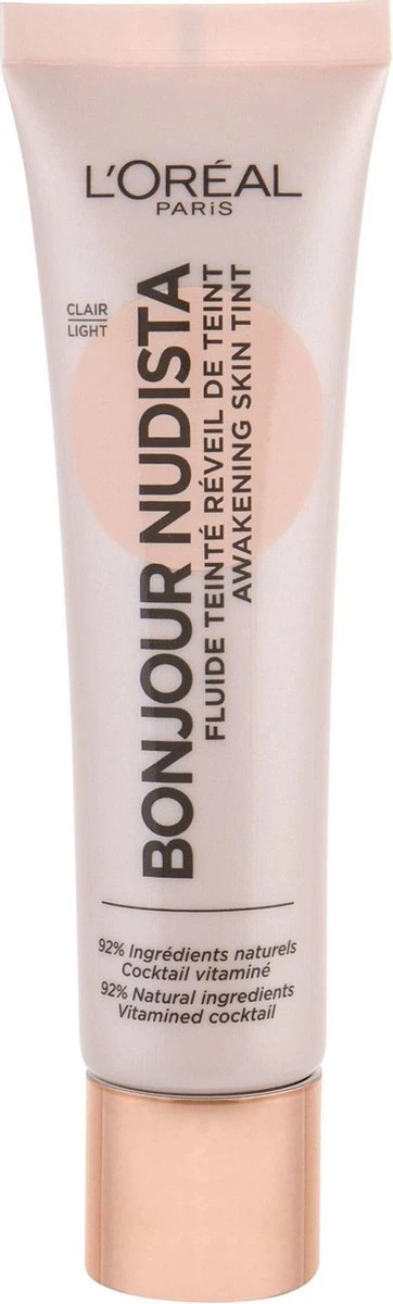 L'Oréal Paris Bonjour Nudista BB Cream - 01 Clair/Fair 7 L'Oréal Paris Bonjour Nudista BB Cream - 01 Clair/Fair - Afbeelding 5