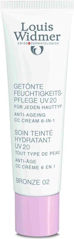Louis Widmer CC-cream (getinte Dagverzorging UV20) Nr.2 Bronze Ongeparfumeerd -Beroemde Cosmetica Winkel 373x1200 4