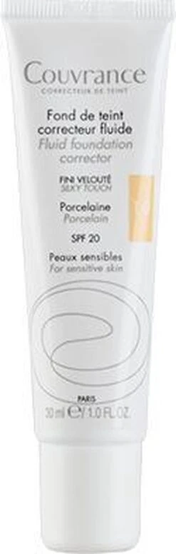 Avene Couvrance Fluid Foundation Corrector SPF20 30ml -Beroemde Cosmetica Winkel 382x1200