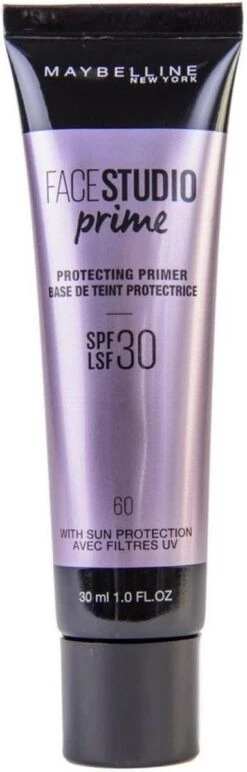 Maybelline Facestudio Primer - Protecting Primer SPF30 - 30ml -Beroemde Cosmetica Winkel 384x1200