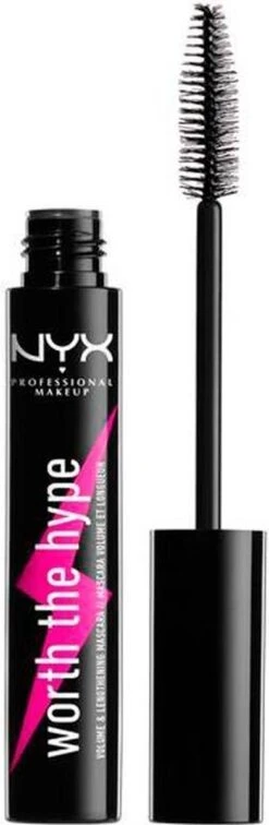NYX Professional Makeup Worth The Hype Mascara - Black -Beroemde Cosmetica Winkel 392x1200 1