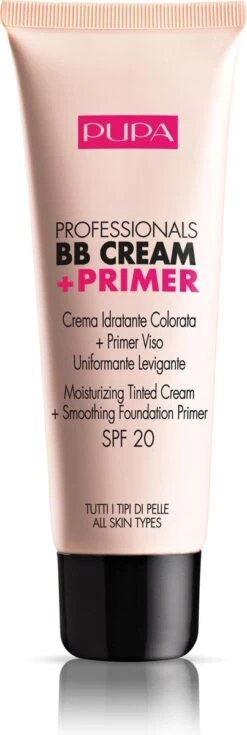 Pupa Milano Professionals BB Cream + Primer - Nude 001 -Beroemde Cosmetica Winkel 403x1200 2