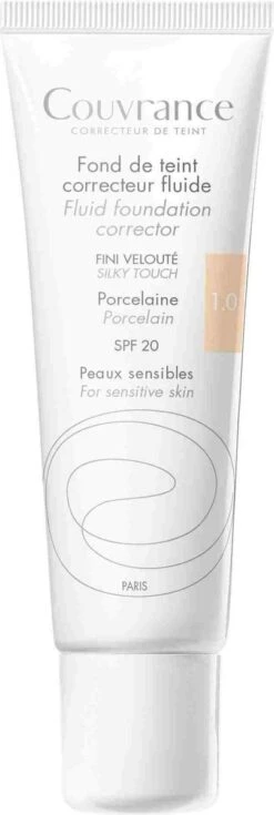 Avene Couvrance Fluid Foundation Corrector SPF20 30ml -Beroemde Cosmetica Winkel 403x1200
